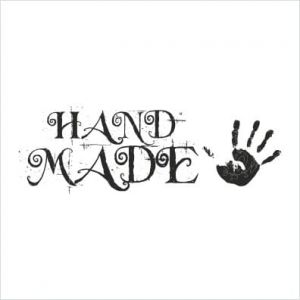 Stempel gumowy Crafty Moly Hand Made duży